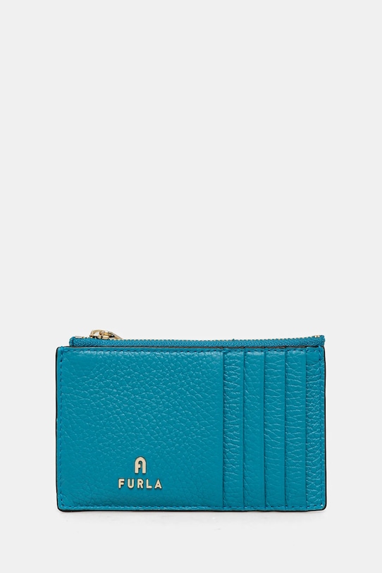 Кожаный кошелек Furla кожа бирюзовый WP00310.HSF000.TR400