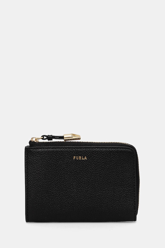 Kožená peněženka Furla přírodní kůže černá WP00470.BX3036.O6000