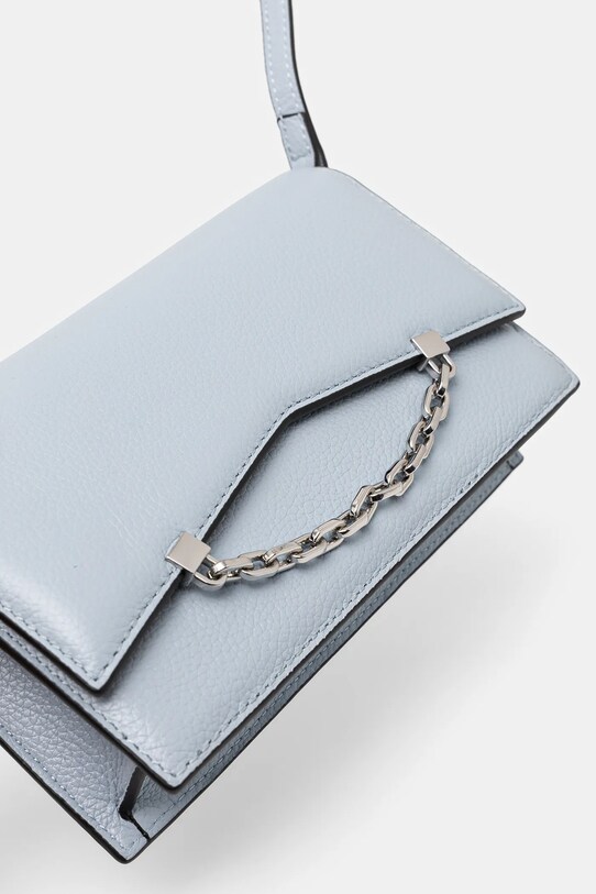 Karl Lagerfeld borsa a mano in pelle blu A1W32037