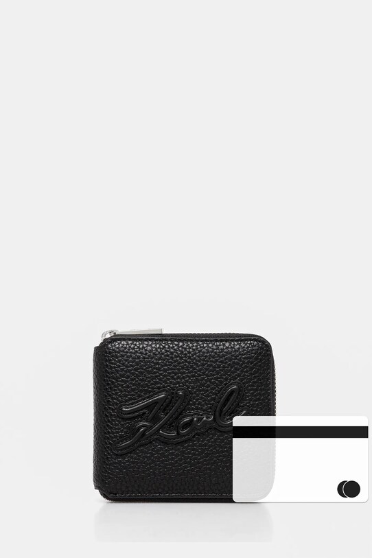 Karl Lagerfeld portofel A1W32054 negru
