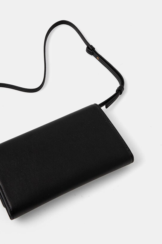 Doplnky Kožená kabelka Karl Lagerfeld A1W32055 čierna