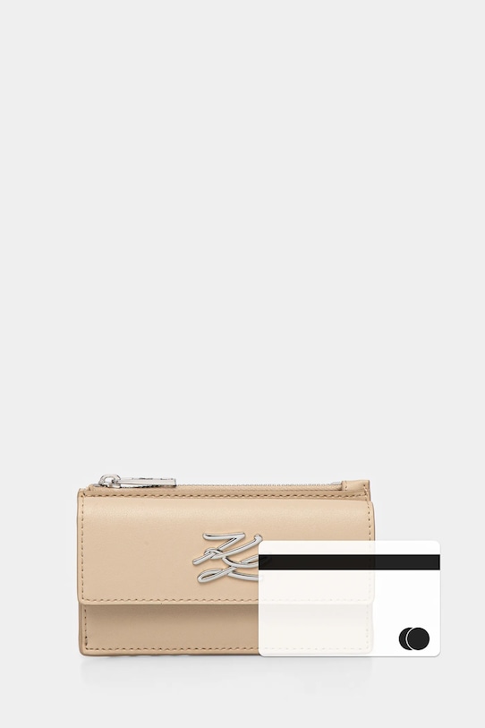 Karl Lagerfeld portofel A1W32058 bej