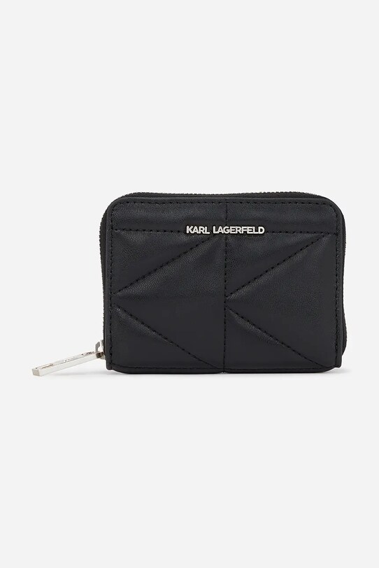 Karl Lagerfeld bőr pénztárca fekete A1W32064