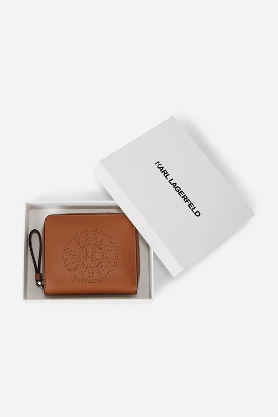 Karl Lagerfeld portafoglio marrone A1W32084