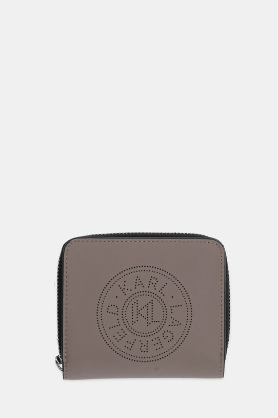Кошелек Karl Lagerfeld кожа серый A1W32084
