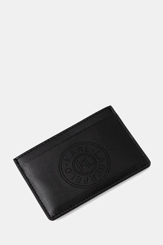 Karl Lagerfeld carcasă din piele A1W32099 negru SS25