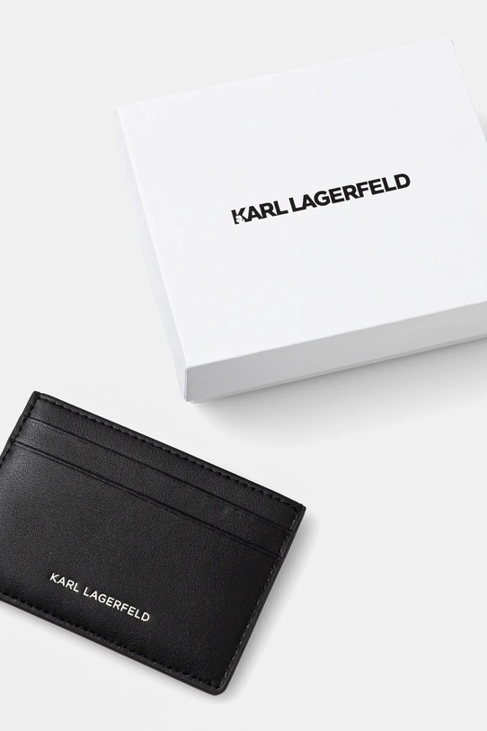 Doplňky Kožené pouzdro na karty Karl Lagerfeld A1W32099 černá