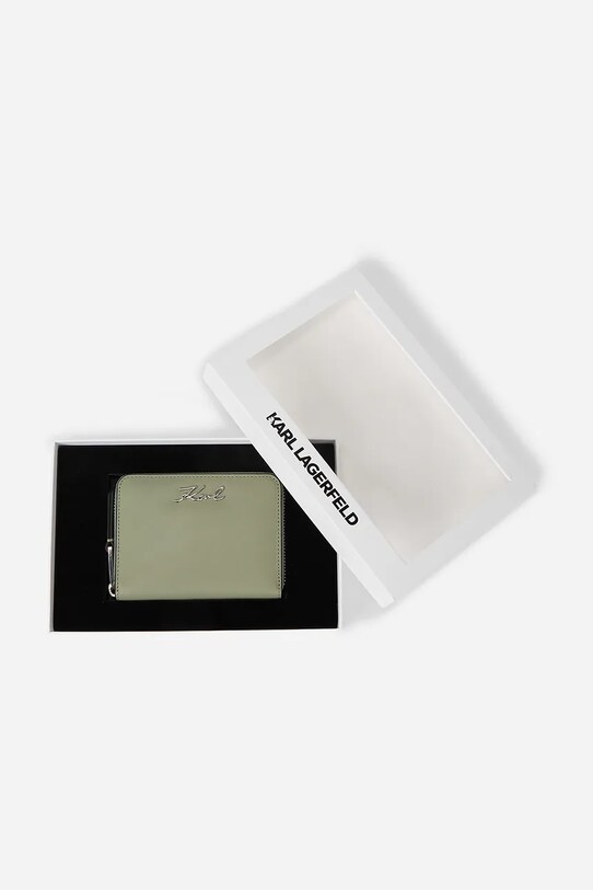 Karl Lagerfeld portfel zielony A1W32105