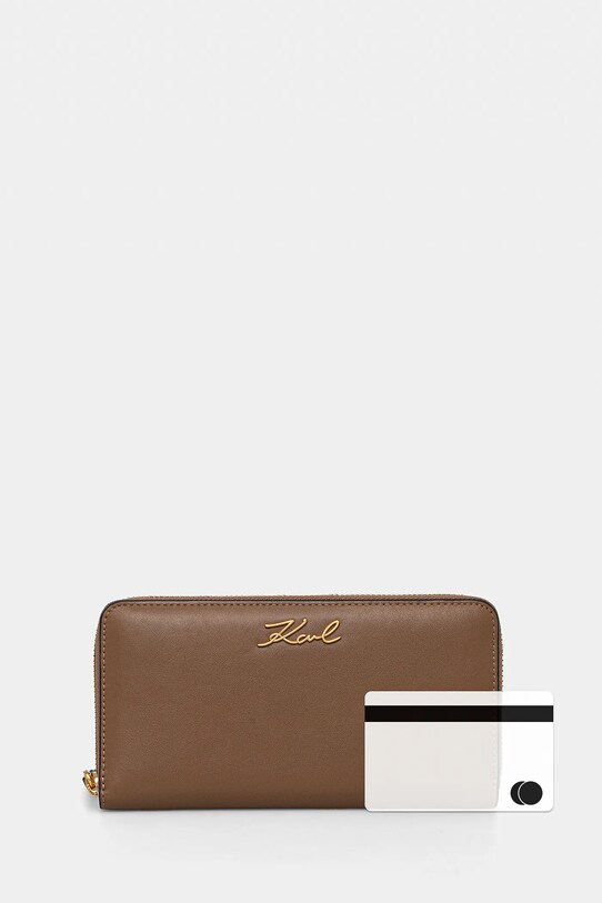 Karl Lagerfeld portofel A1W32106 maro