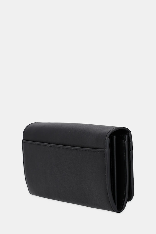 Δερμάτινο πορτοφόλι Karl Lagerfeld A1W32111 μαύρο SS25