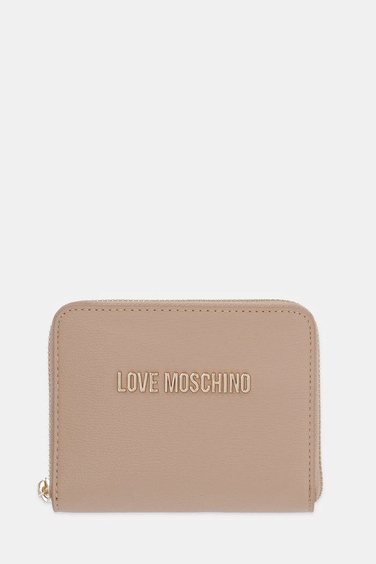 Love Moschino portfel syntetyczny beżowy JC5702PP1