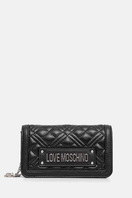 Love Moschino kopertówka aplikacja czarny JC5681PP1
