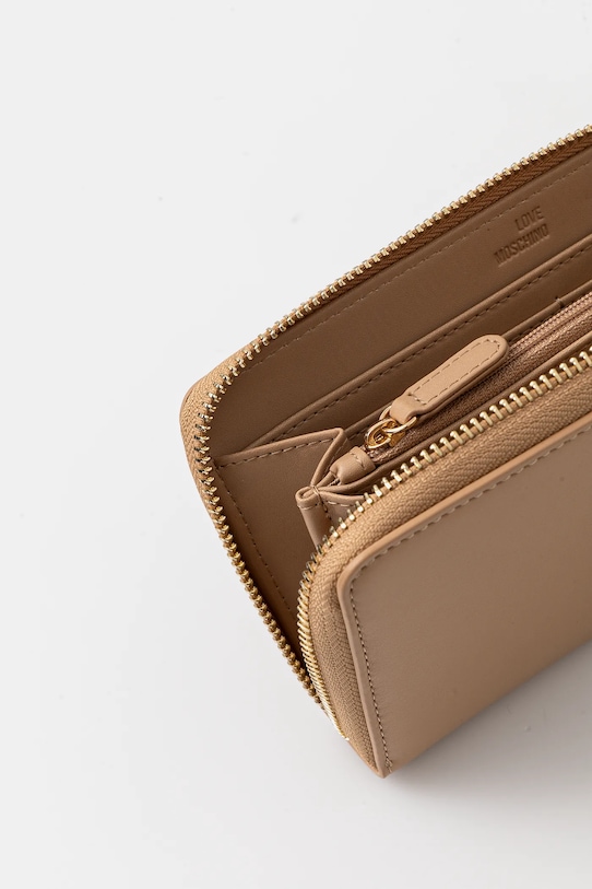 Akcesoria Love Moschino portfel JC5664PP1 beżowy