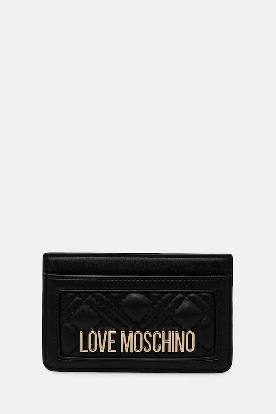 Калъф за карти Love Moschino щампа черен JC5659PP1