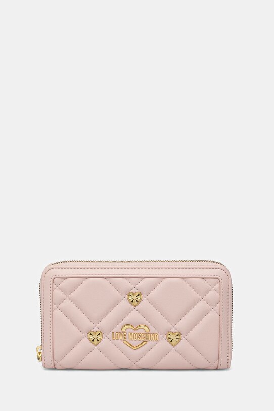 Гаманець Love Moschino імітація лицьової шкіри рожевий JC5654PP1