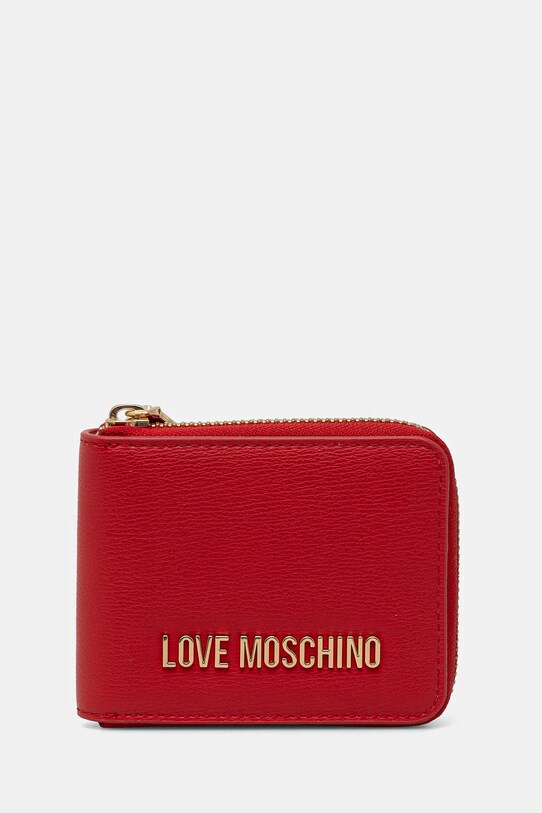 Love Moschino portfel drobny wzór czerwony JC5639PP1