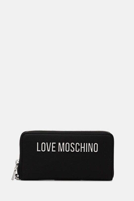 Love Moschino portfel drobny wzór czarny JC5620PP1