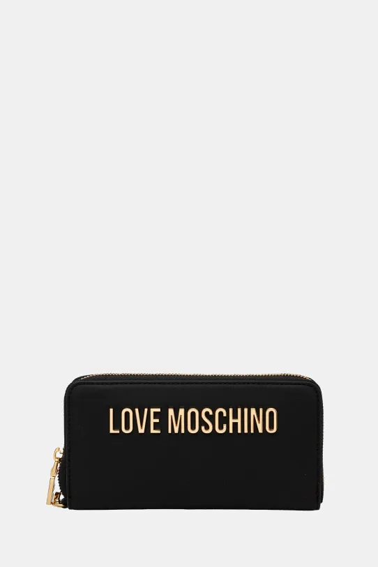 Peňaženka Love Moschino jemný vzor čierna JC5620PP1