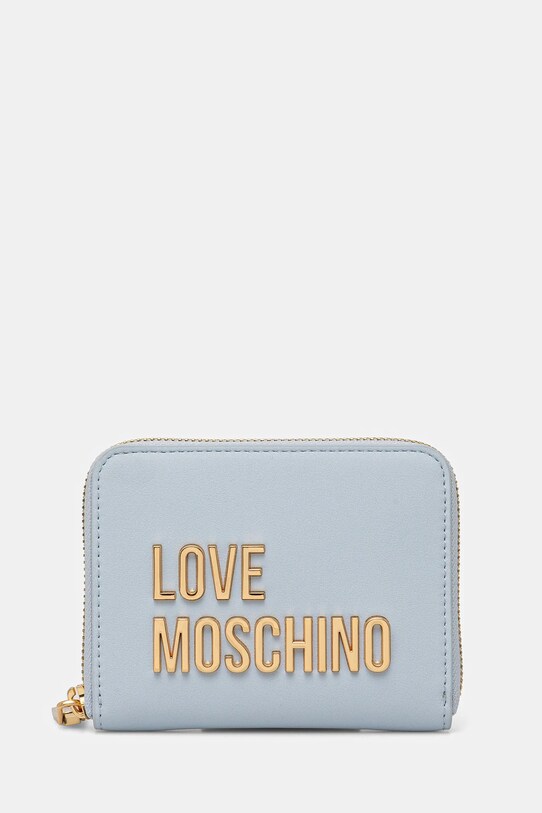 Love Moschino portfel drobny wzór niebieski JC5613PP1