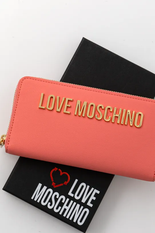 Peňaženka Love Moschino oranžová JC5611PP1