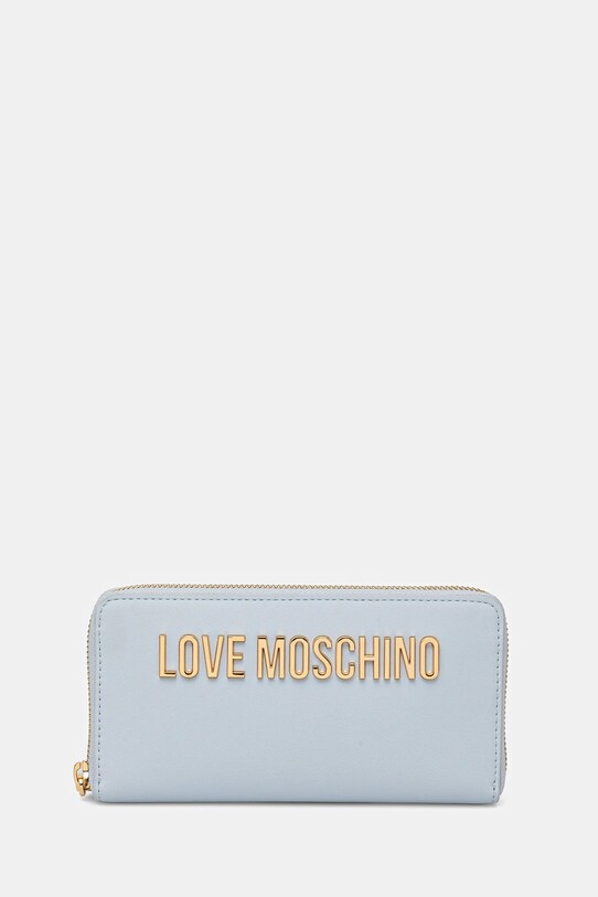 Love Moschino portfel drobny wzór niebieski JC5611PP1