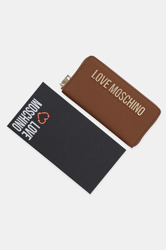 Peňaženka Love Moschino hnedá JC5611PP1
