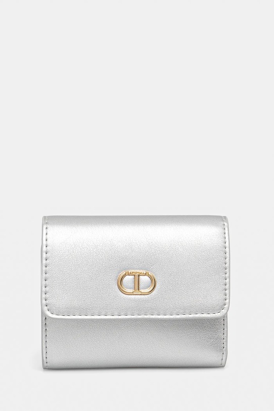 Гаманець Twinset імітація лицьової шкіри срібний 251TH7033