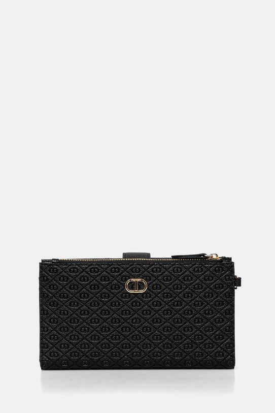 Peňaženka Twinset imitácia kože čierna 251TH7036