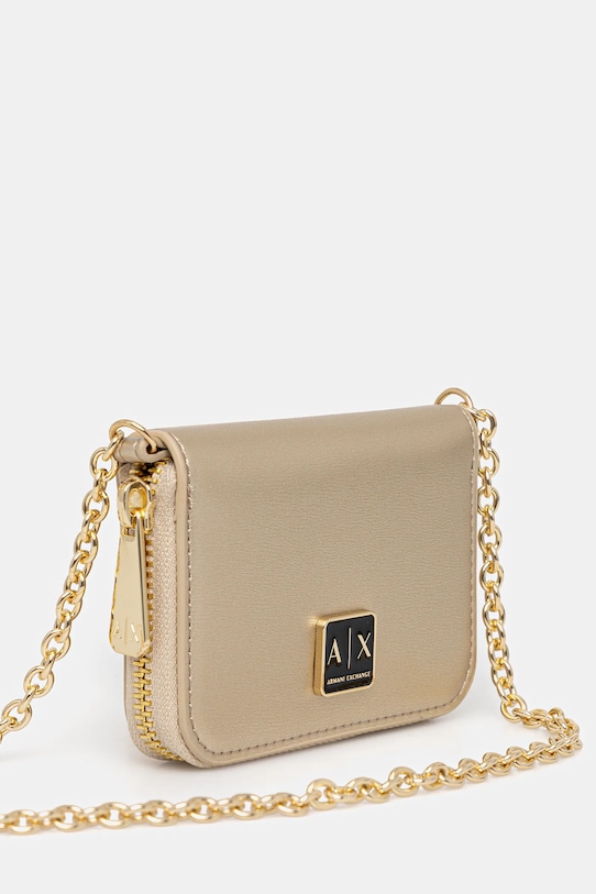 Armani Exchange portofel XW000309.AF12153 aur SS25