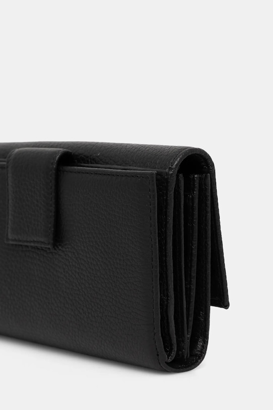 Coccinelle portfel skórzany E2.MW5.11.85.01 czarny SS25
