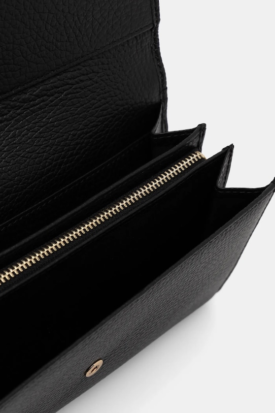 Coccinelle portfel skórzany czarny E2.MW5.11.85.01