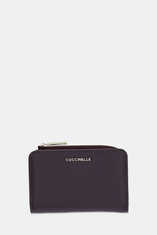 Coccinelle portfel skórzany fioletowy E2.MW5.11.D1.01