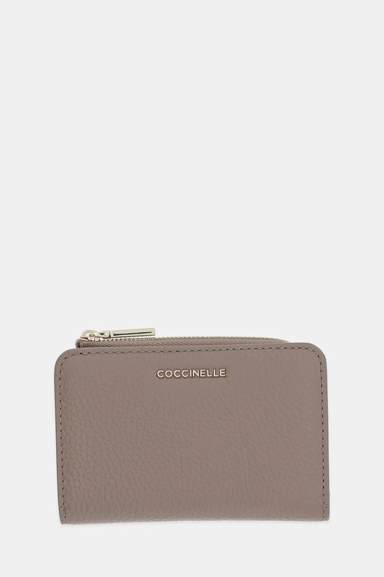 Usnjena denarnica Coccinelle bež E2.MW5.11.D1.01