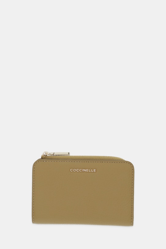 Кожен портфейл Coccinelle зелен E2.MW5.11.D1.01