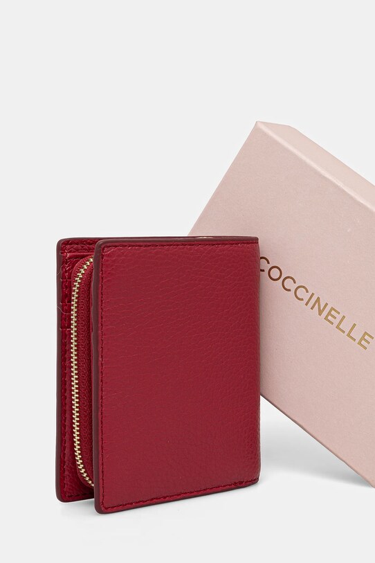 Accesorii Coccinelle portofel de piele E2.MW5.11.F2.01 burgundia