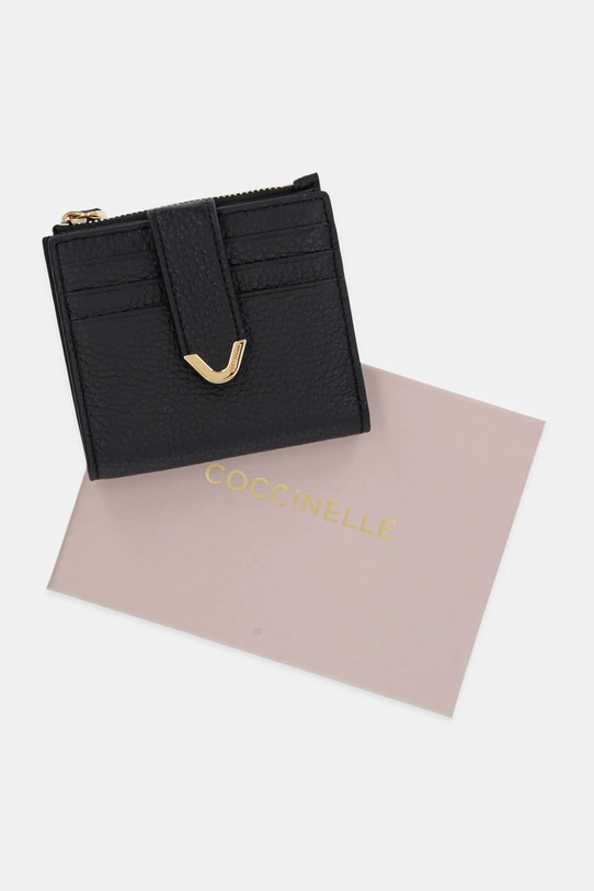Шкіряний гаманець Coccinelle чорний E2.QTF.11.F7.01