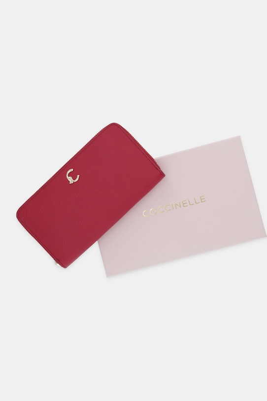 Coccinelle portofel de piele E2.SSL.11.32.01 roz