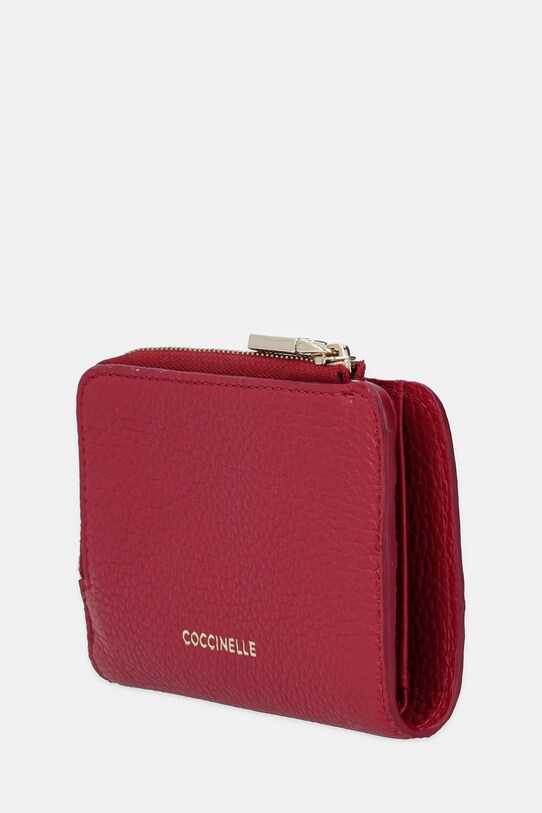 Coccinelle portofel de piele E2.SSL.11.D1.01 roz SS25