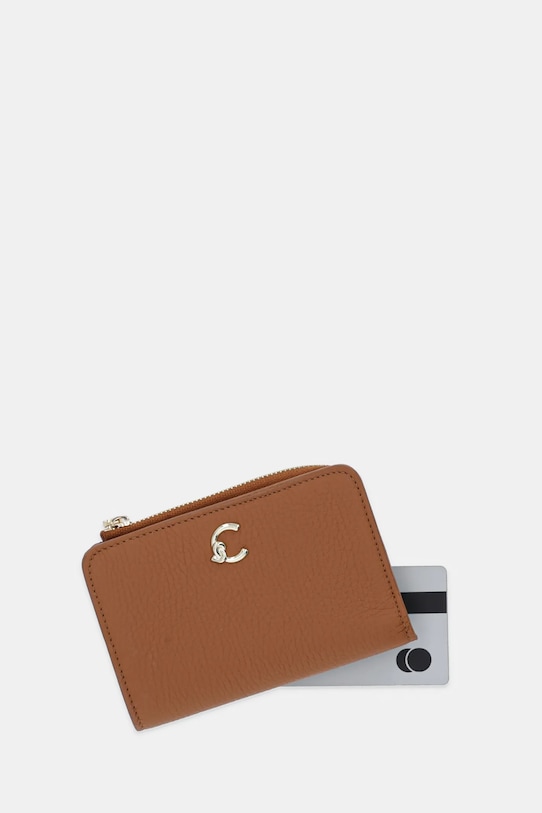 Accesorii Coccinelle portofel de piele E2.SSL.11.D1.01 maro