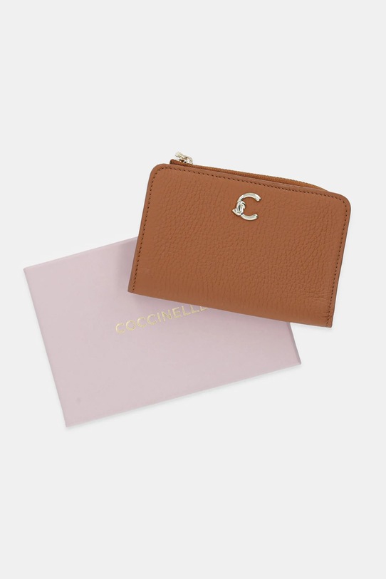 Coccinelle portofel de piele E2.SSL.11.D1.01 maro