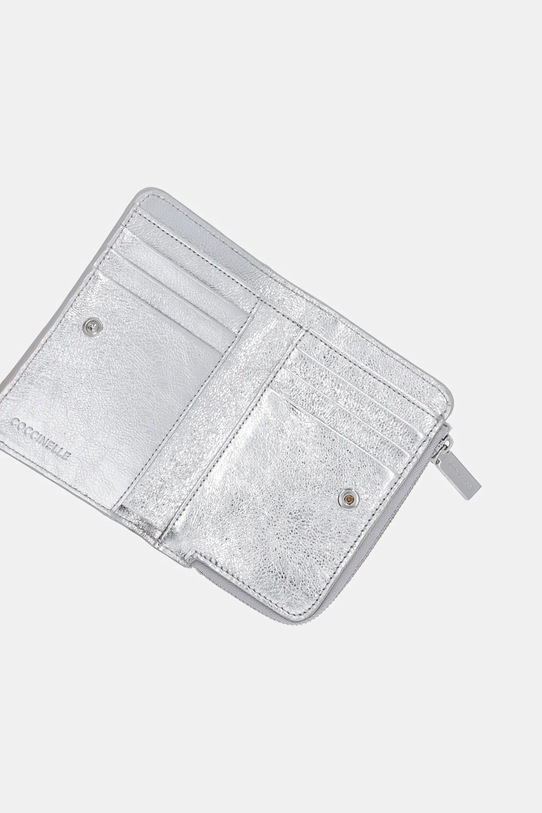Accesorii Coccinelle portofel de piele E2.SUB.11.D1.01 argintiu