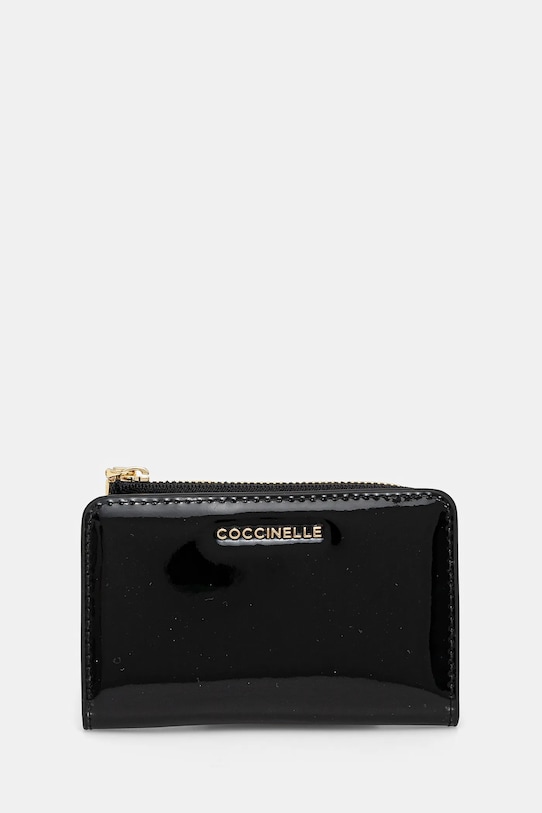 Coccinelle portofel de piele piele negru E2.SXC.17.01.01