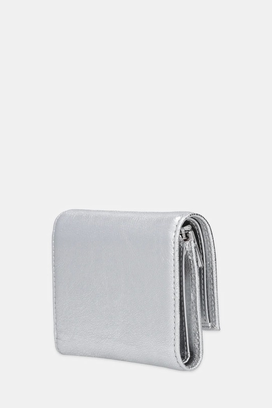 Coccinelle portofel de piele E2.SXE.11.F0.01 argintiu SS25