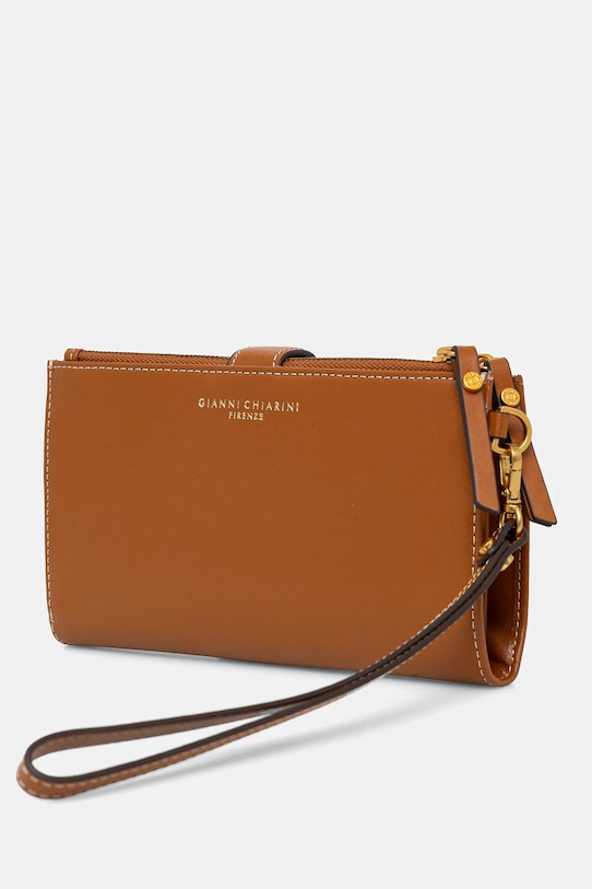 Kožená peněženka Gianni Chiarini 0 PF.W.13754.PRCK.BIC hnědá SS25