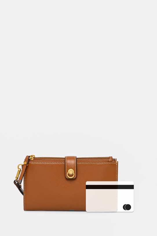 Kožená peněženka Gianni Chiarini 0 PF.W.13754.PRCK.BIC hnědá