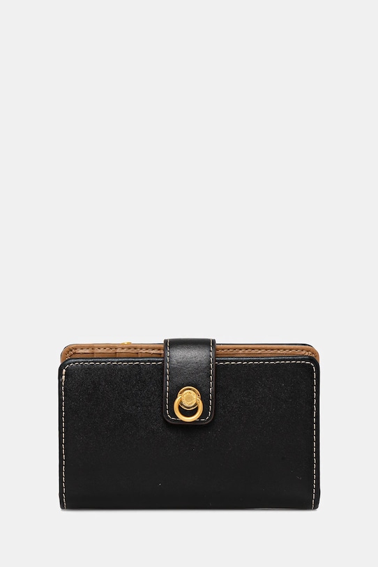 Kožená peněženka Gianni Chiarini přírodní kůže černá PF.W.13757.PRCK.BIC