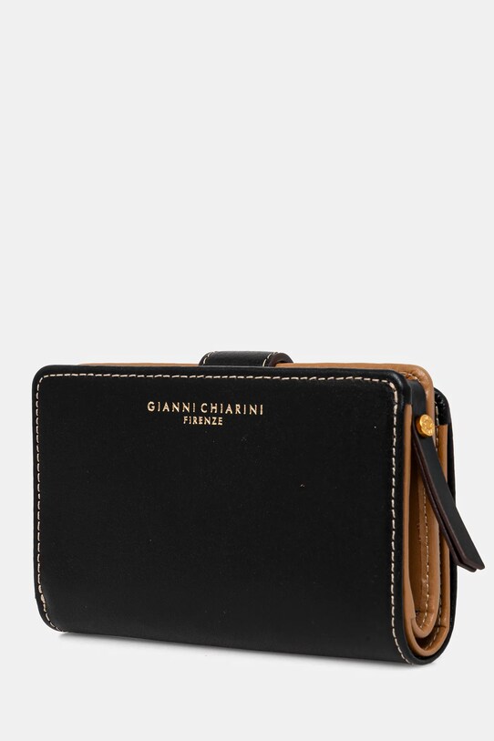 Kožená peněženka Gianni Chiarini PF.W.13757.PRCK.BIC černá SS25