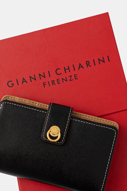 Kožená peněženka Gianni Chiarini černá PF.W.13757.PRCK.BIC
