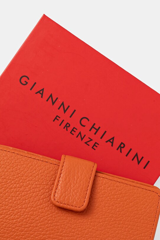 Δερμάτινο πορτοφόλι Gianni Chiarini 0 πορτοκαλί PF.WBW13757.GRN