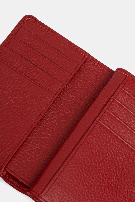 Akcesoria Gianni Chiarini portfel skórzany 0 PF.WBW13757.GRN czerwony